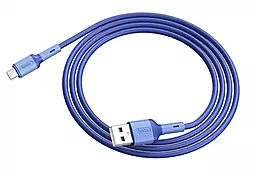 Кабель USB Hoco X65 micro USB Cable Blue - миниатюра 4