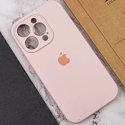 Чехол Silicone Case Full Camera для Apple iPhone 13 Pro Max  Chalk Pink - миниатюра 3