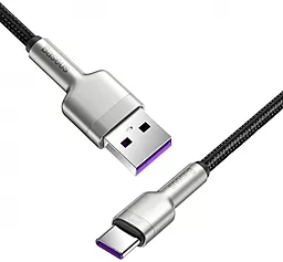 Кабель USB Baseus Cafule 66w 6a 2m USB Type-C cable black (CAKF000201) - миниатюра 3