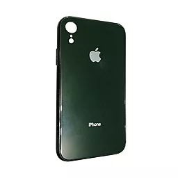 Чехол 1TOUCH Shiny Apple iPhone XR Midnight Green - миниатюра 2