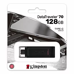 Флешка Kingston 128GB DataTraveler 70 USB-C 3.2 Gen 1(DT70/128GB) - миниатюра 3