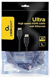 Видеокабель Cablexpert HDMI - HDMI v2.1 Black (CC-HDMI8K-1M) 1м - миниатюра 3