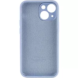 Чехол Silicone Case Full Camera for Apple IPhone 14 Lilac Blue - миниатюра 2