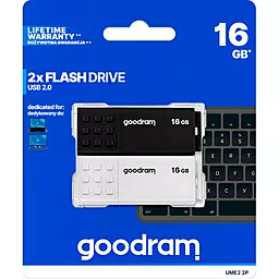 Флешка GooDRam 2x16 GB UME2 MIX 2-PACK USB (UME2-0160MXR11-2P) - миниатюра 3