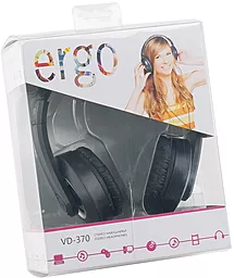 Навушники Ergo VD-370 Black - мініатюра 2