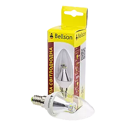 Світлодіодна лампа (LED) Bellson Свечка E14/3W-2800/проз BL-E14/3W-200/28-C38/T (8013595) - мініатюра 2