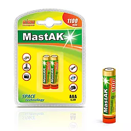 Акумулятор MastAK AAA (R03) 1100mAh 1 шт - мініатюра 2