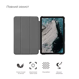 Чехол для планшета BeCover Smart Case для Nokia T20 10.4" Black (708041) - миниатюра 5