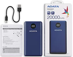 Повербанк ADATA P20000QCD 20000mAh 18W Blue (AP20000QCD-DGT-CDB) - миниатюра 5