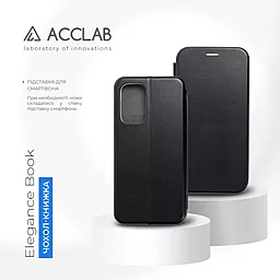 Чехол ACCLAB Elegance для Xiaomi Redmi Note 11T Black - миниатюра 3