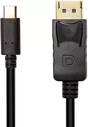 Видеокабель PowerPlant USB Type-C 3.1 Thunderbolt 3 - DisplayPort v1.1 4k 30hz 3m black (CA912544)