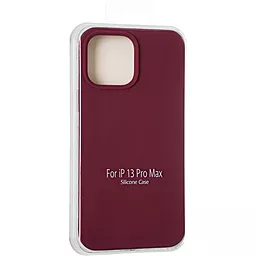 Чехол 1TOUCH Original Full Soft Case for iPhone 13 Pro Max Marsala (Without logo) - миниатюра 4