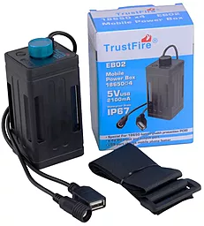 Корпус для Power Bank TrustFire 4x18650 Waterproof + cable USB 5V / DC 8.4V - миниатюра 11