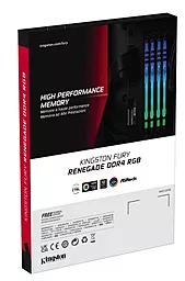 Оперативная память Kingston Fury DDR4 2x8GB/4266Mhz Renegade RGB (KF442C19RBAK2/16) - миниатюра 4
