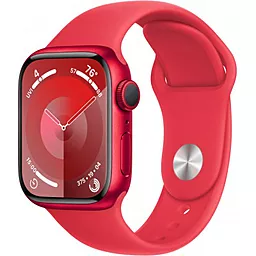 Смарт-часы Apple Watch Series 9 GPS 45mm (PRODUCT)RED Aluminium Case with (PRODUCT)RED Sport Band - M/L (MRXK3QP/A) - миниатюра 2