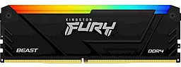 Оперативная память Kingston Fury 16 GB DDR4 3600 MHz Beast RGB (KF436C18BB2A/16) - миниатюра 2