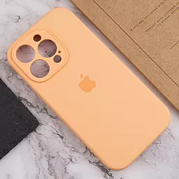 Чехол Silicone Case Full Camera для Apple iPhone 15 Pro Max Cantaloupe - миниатюра 3