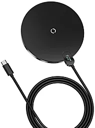 Беспроводное (индукционное) зарядное устройство Baseus Digital LED Display Gen2 Wireless Charger 15W Black (CCED000001) - миниатюра 4