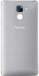 Задняя крышка корпуса Huawei Honor 7 со стеклом камеры Original Silver