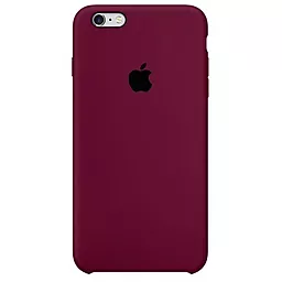 Чехол Silicone Case для Apple iPhone 6, iPhone 6S Marsala