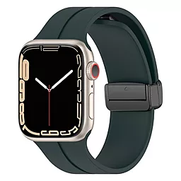 Змінний ремінець для розумного годинника Magic Lock для Apple Watch 38 mm, 40 mm, 41 mm Pine Green
