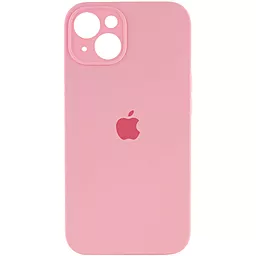 Чохол Silicone Case Full Camera for Apple IPhone 14 Light pink