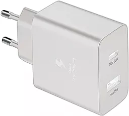 Мережевий зарядний пристрій Samsung S22-5G 35W USB-A+C 2.5A White HC