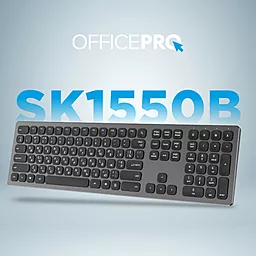 Клавиатура OfficePro SK1550 Black - миниатюра 6