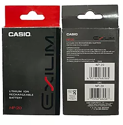 Акумулятор для фотоапарата Casio NP-20 (680 mAh) - мініатюра 3