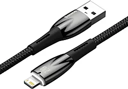 Кабель USB Baseus Glimmer Series 2.4A lightning cable black (CADH000201) - миниатюра 4