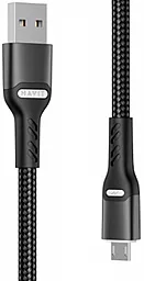 Кабель USB Havit HV-CB6215 15W 3A micro USB Cable Black - миниатюра 4