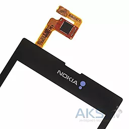 Сенсор (тачскрин) Nokia Lumia 520, Lumia 525 RM-914 Black - миниатюра 4