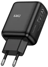 Сетевое зарядное устройство iKaku PD30W/QC3.0 USB-A-C Black (KSC-668-BOLIAN-B) - миниатюра 3