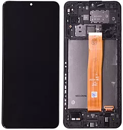 Дисплей Samsung Galaxy A12 A125 з тачскріном і рамкою, Black