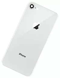 Задняя крышка корпуса Apple iPhone 8 со стеклом камеры Silver - миниатюра 2