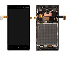 Дисплей Nokia Lumia 830 RM-983, RM-984 + Touchscreen with frame Black