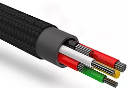 Кабель USB Baseus Rapid 18w 3a 3-in-1 USB to Type-C/Lightning/micro USB cable black (CAMLT-SU01) - миниатюра 3