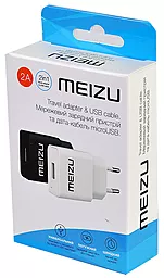 Сетевое зарядное устройство Meizu Travel adapter + Micro Usb 2A Black