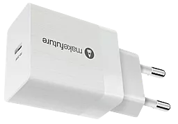 Сетевое зарядное устройство MAKE 25w PD USB-C home charger white (MCW-311PWH) - миниатюра 4