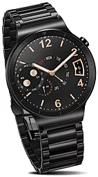 Смарт-часы Huawei Watch Black with Black Stainless Steel Link Band - миниатюра 3