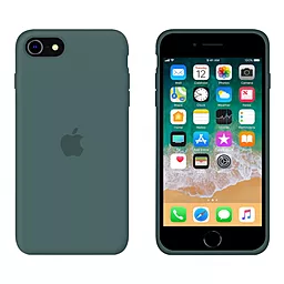 Чохол Silicone Case Full для Apple iPhone 7, iPhone 8 Pine Green