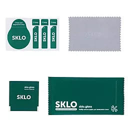 Защитное стекло SKLO 3D (full glue) для Oppo A74 4G  Черный - миниатюра 3