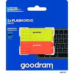 Флешка GooDRam 2x64 GB UME2 MIX 2-PACK USB (UME2-0640MXR11-2P) - миниатюра 8