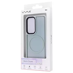 Чехол Wave Matte Insane Case with MagSafe для Samsung Galaxy S24 Black - миниатюра 2