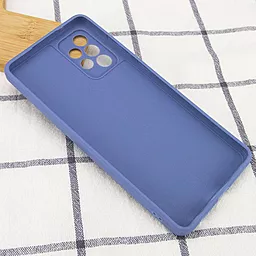 Чехол Silicone Case Candy Full Camera для Samsung Galaxy A32 4G Mist blue - миниатюра 3