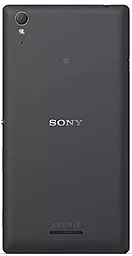Задняя крышка корпуса Sony Xperia T3 D5102 / D5103 / D5106 со стеклом камеры Black