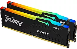 Оперативная память Kingston Fury Beast RGB DDR5 5200MHz 16GB Kit 2x8GB (KF552C40BBAK2-16)