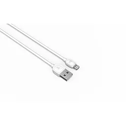 Кабель USB LDNio Lightning round 2.1A White (LS14) - миниатюра 4