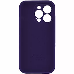 Чехол Silicone Case Full Camera для Apple iPhone 13 Pro Berry Purple - миниатюра 2