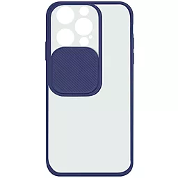 Чехол Camshield mate TPU со шторкой для камеры для Apple iPhone 13 Pro Max (6.7") Синий